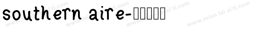 southern aire字体转换